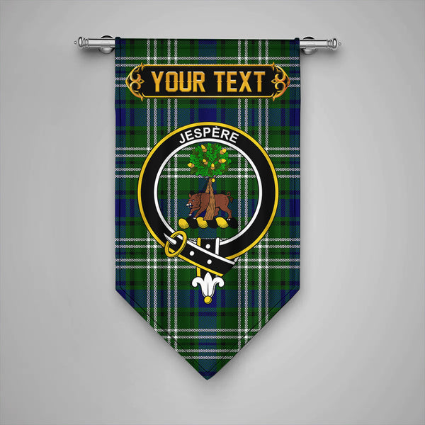 Swinton Clan Badge Tartan Gonfalon Personalize