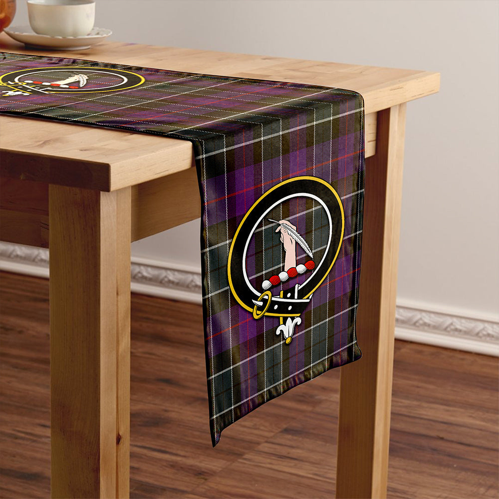 Syme Weathered Clan Badge Tartan Table Runner