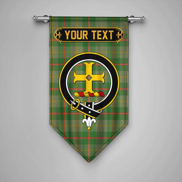 Symington Ancient Clan Badge Tartan Gonfalon Personalize