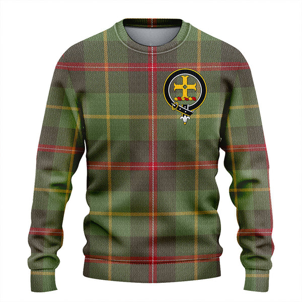 Symington Weathered Clan Badge Tartan Knitted Sweater