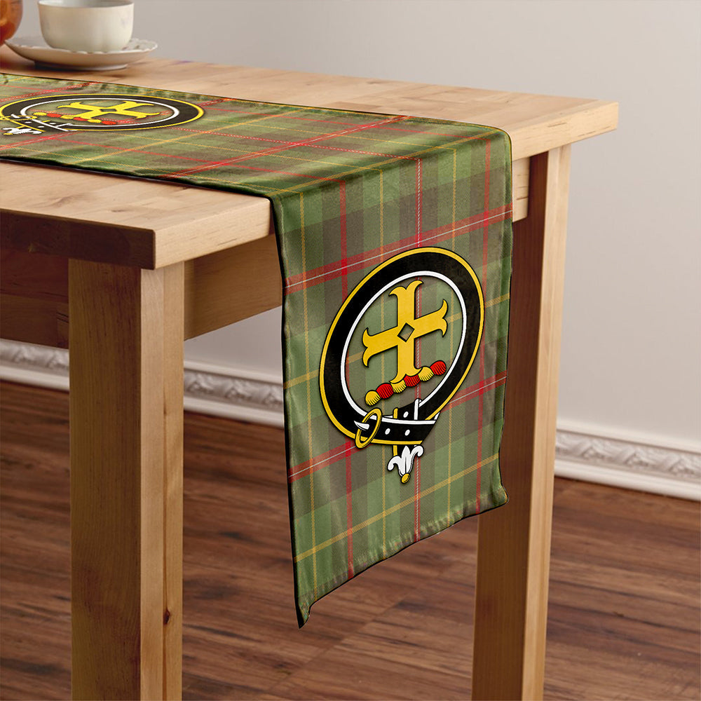 Symington Weathered Clan Badge Tartan Table Runner