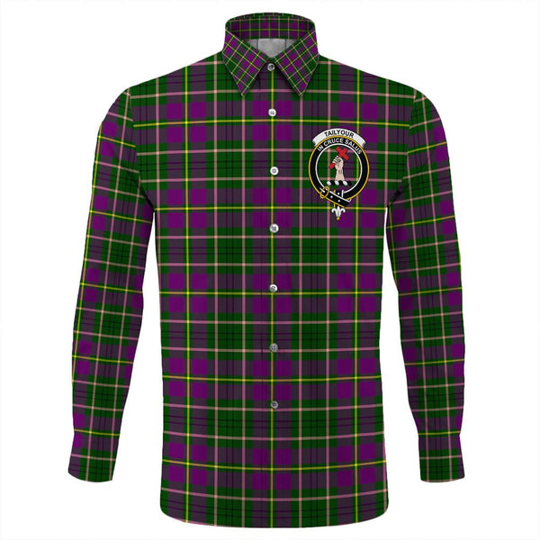 Tailyour Weathered Tartan Classic Crest Long Sleeve Button Shirt