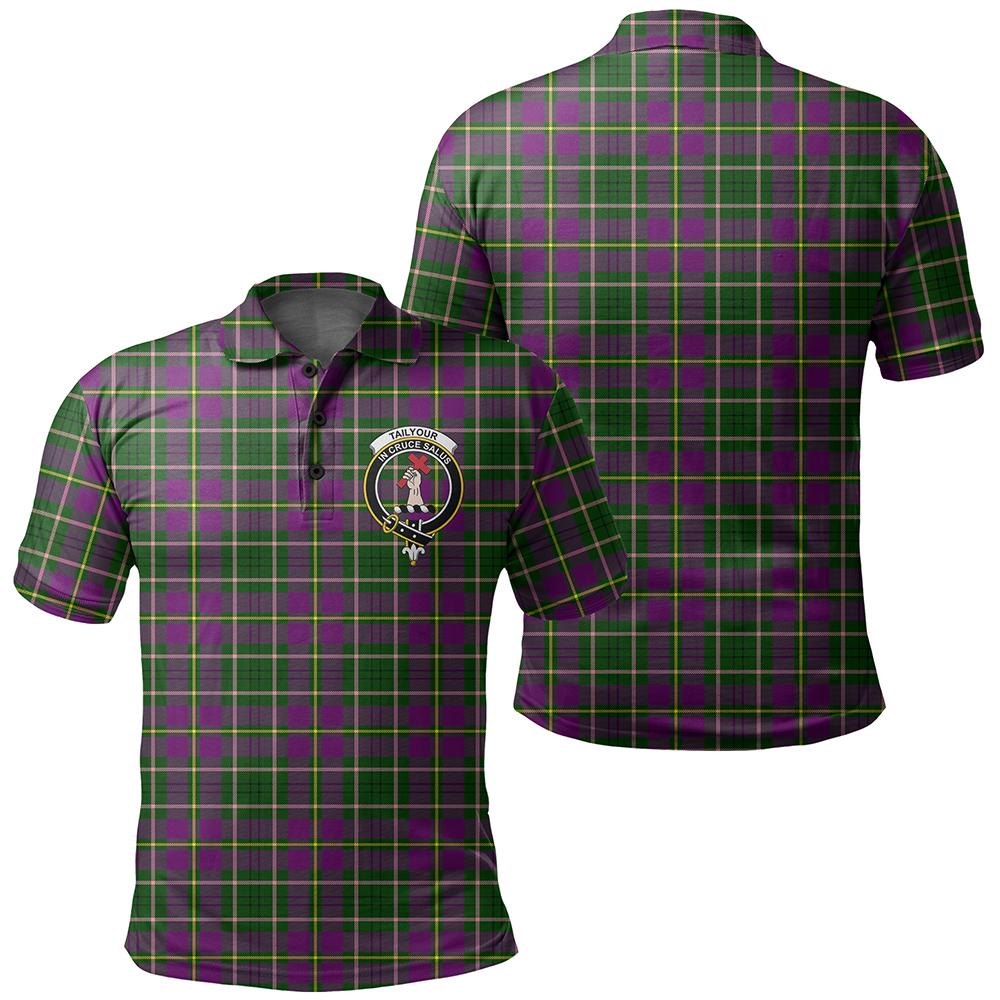 Tailyour Weathered Tartan Classic Crest Polo Shirt