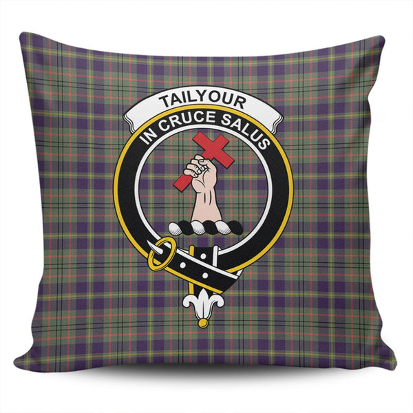 Tailyour Tartan Classic Crest Pillow Cover