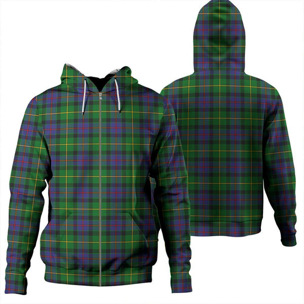 Tait Modern Tartan Classic Zipper Hoodie