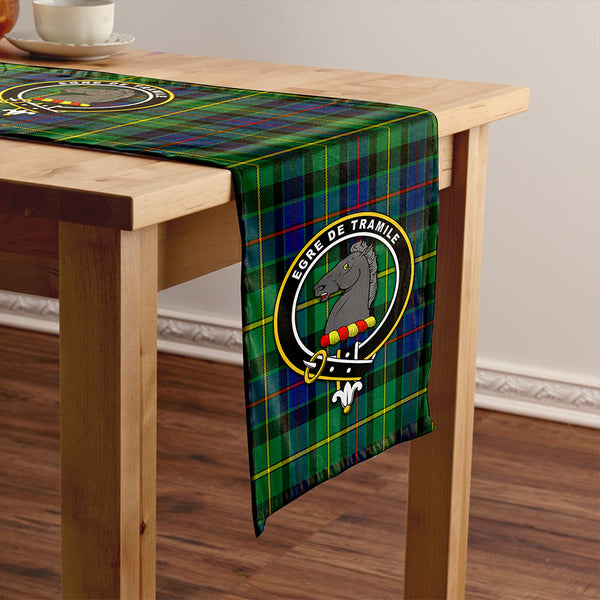 Tait Modern Clan Badge Tartan Table Runner