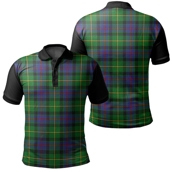 Tait Modern Tartan Classic Polo Shirt Black Neck 1 Style