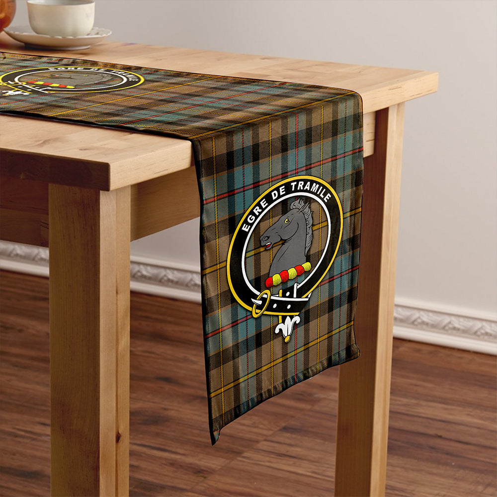 Tait Weathered Clan Badge Tartan Table Runner