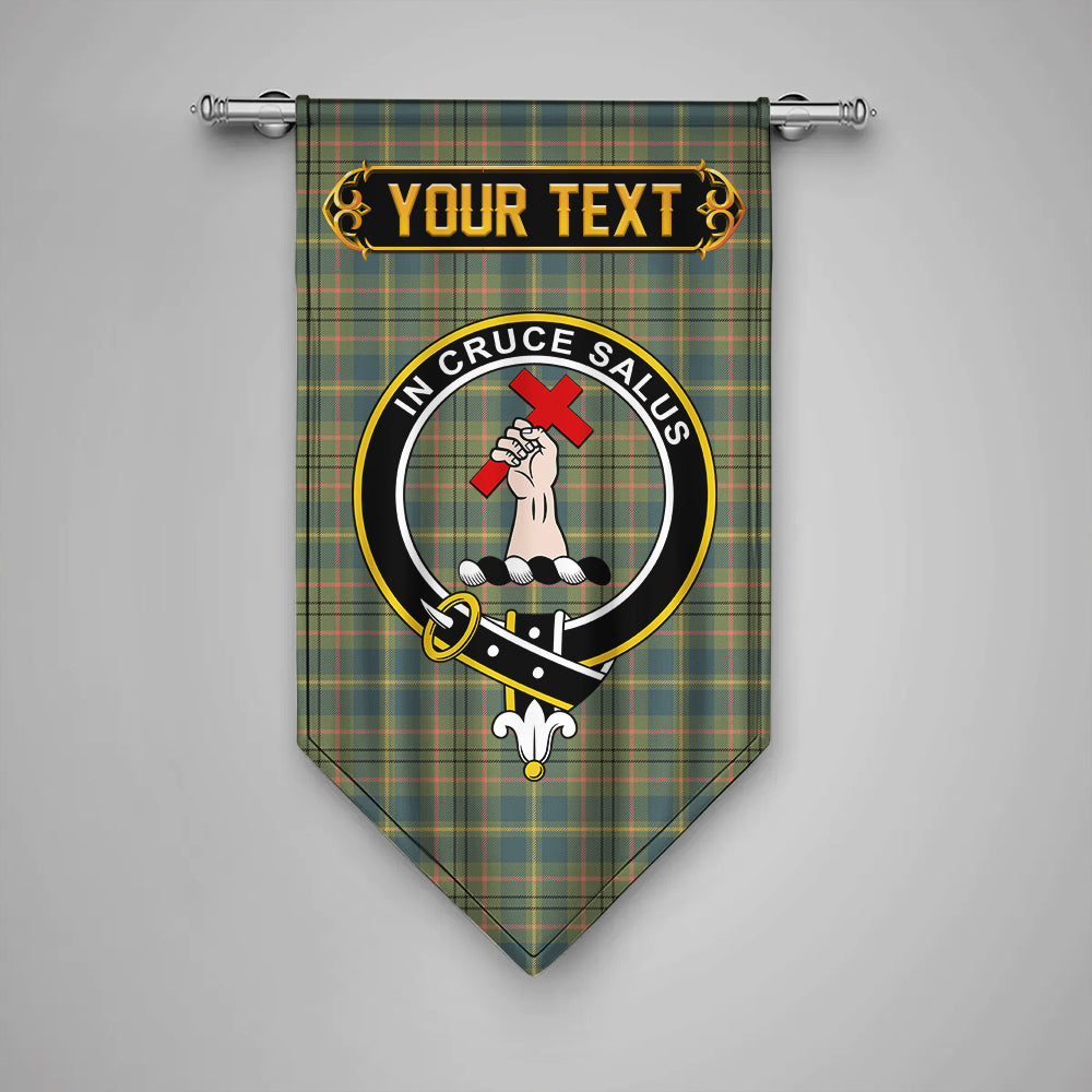 Taylor Ancient Clan Badge Tartan Gonfalon Personalize