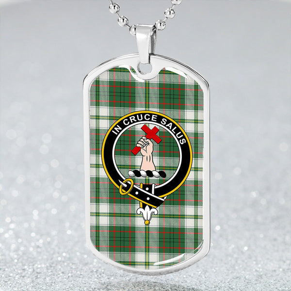 Taylor Dress Modern Clan Badge Classic Tartan Dog Tag Necklace