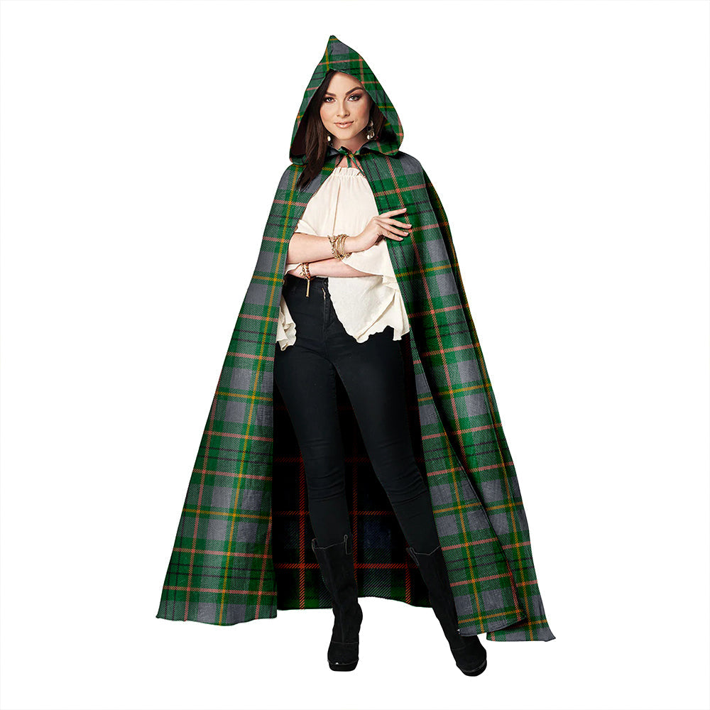 Taylor Weathered Clan Badge Tartan Hooded Cloak