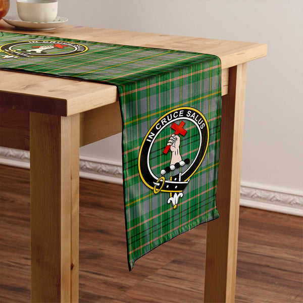 Taylor Weathered Clan Badge Tartan Table Runner