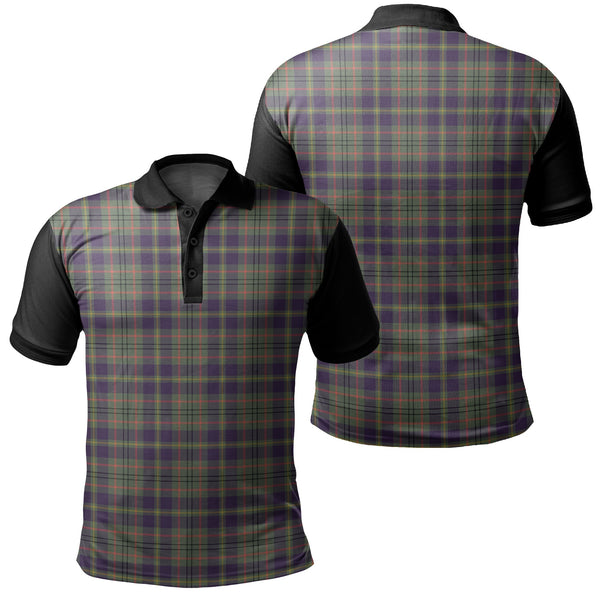 Taylor Weathered Tartan Classic Polo Shirt Black Neck 1 Style