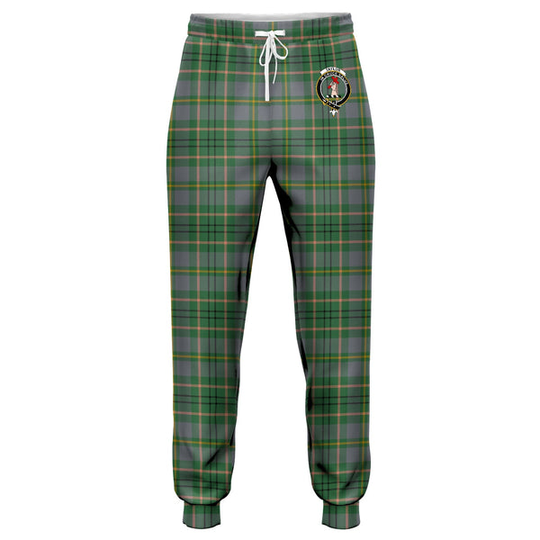 Taylor Weathered Clan Badge Tartan Jogger Pants