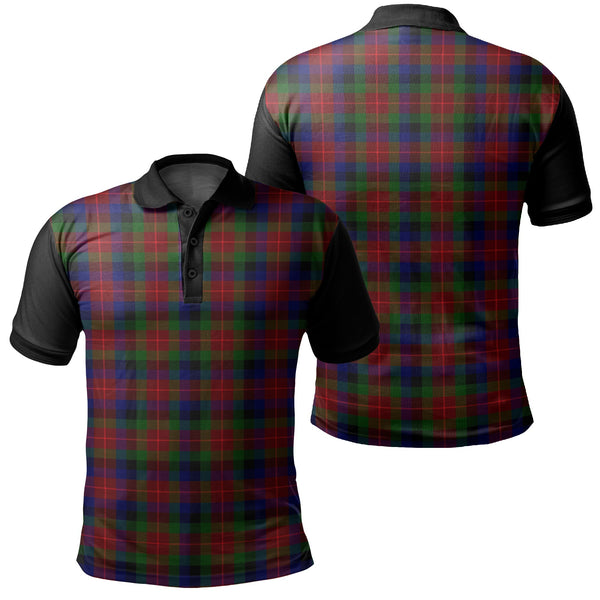 Tennant Tartan Classic Polo Shirt Black Neck 1 Style