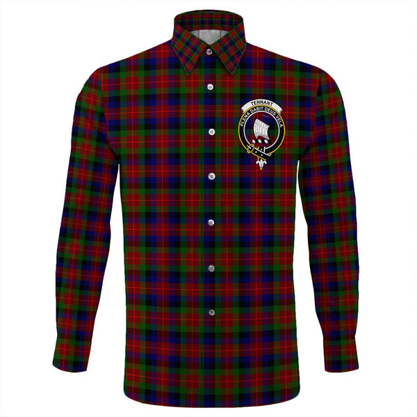 Tennant Tartan Classic Crest Long Sleeve Button Shirt