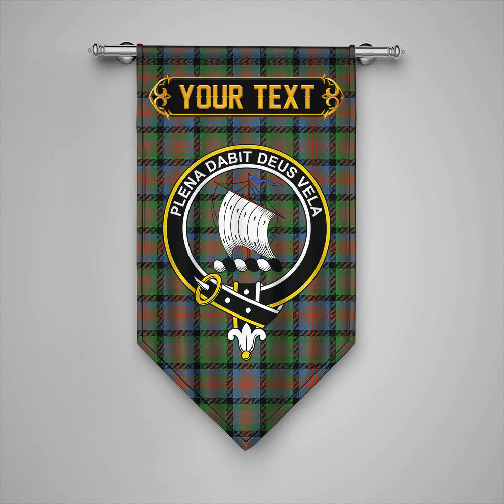 Tennant Ancient Clan Badge Tartan Gonfalon Personalize