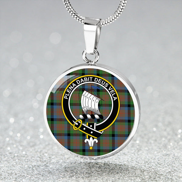 Tennant Ancient Clan Badge Tartan Classic Circle Necklace