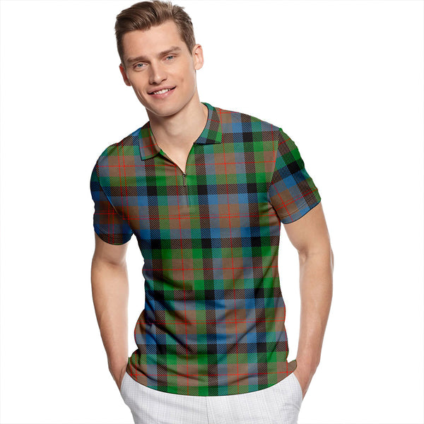 Tennant Ancient Tartan Classic Lapel Zip Short Sleeve Polo