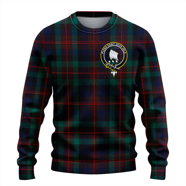 Tennant Modern Clan Badge Tartan Knitted Sweater