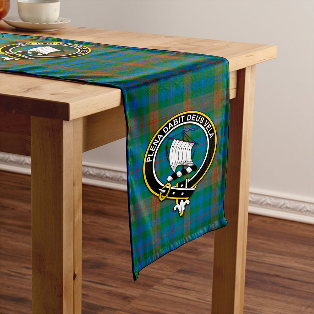 Tennant Yules Ancient Clan Badge Tartan Table Runner