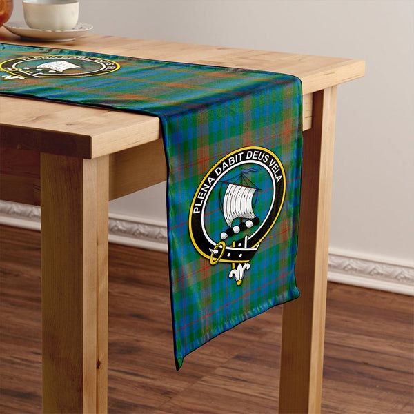 Tennant Yules Ancient Clan Badge Tartan Table Runner