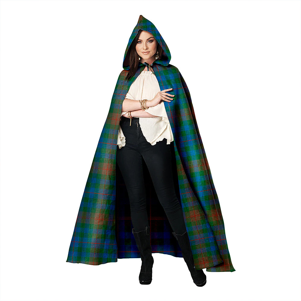 Tennant Yules Ancient Clan Badge Tartan Hooded Cloak