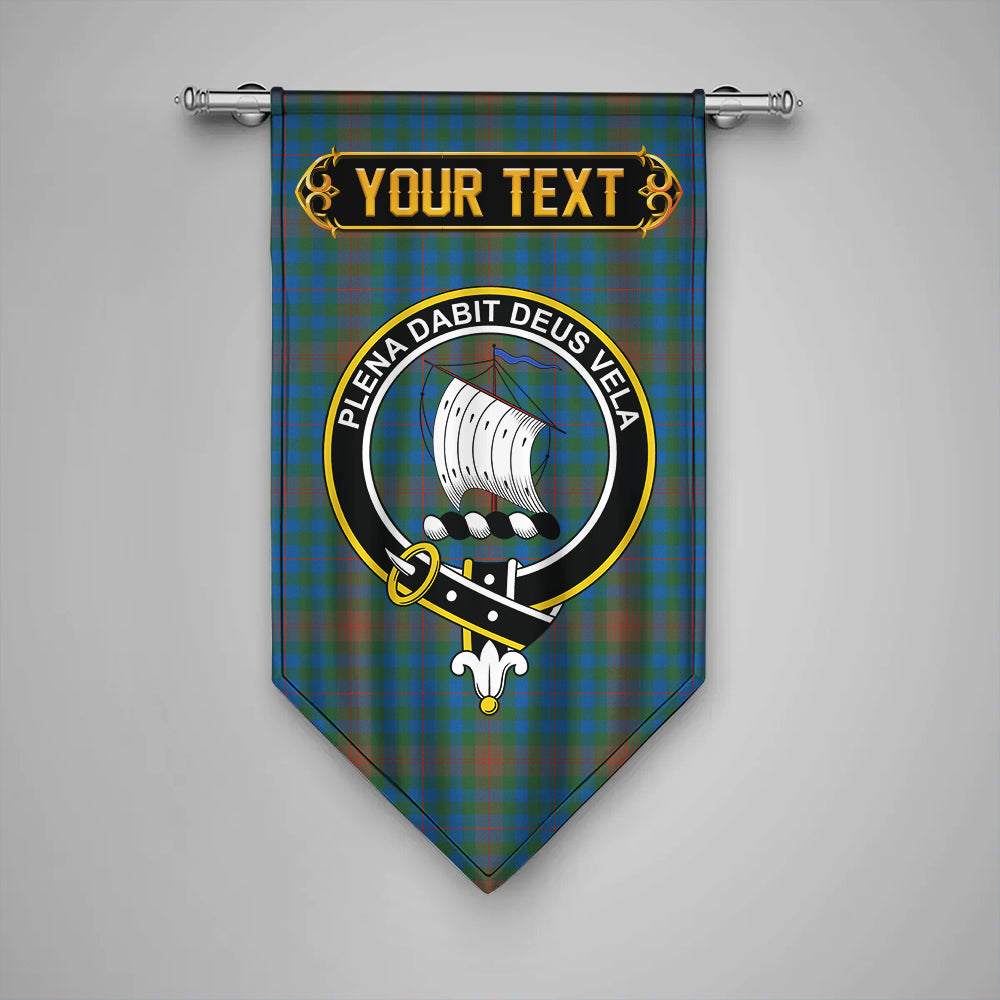 Tennant Yules Ancient Clan Badge Tartan Gonfalon Personalize