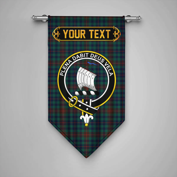 Tennant Yules Modern Clan Badge Tartan Gonfalon Personalize