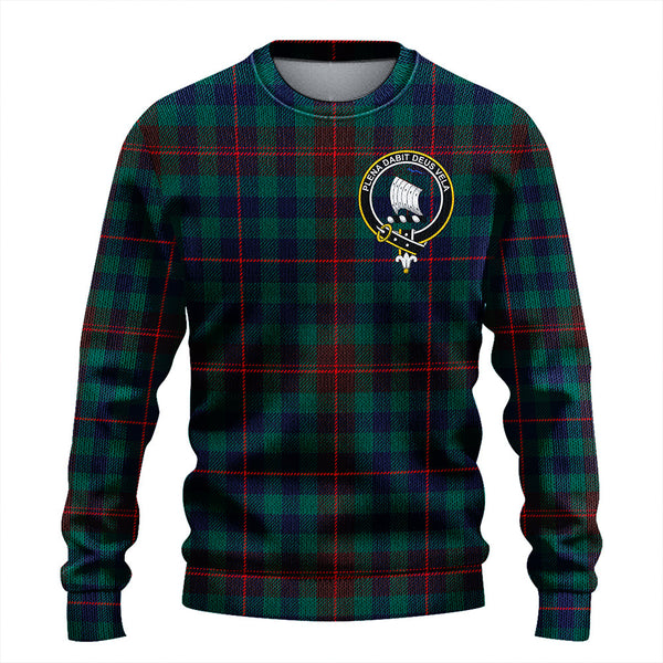 Tennant Yules Modern Clan Badge Tartan Knitted Sweater