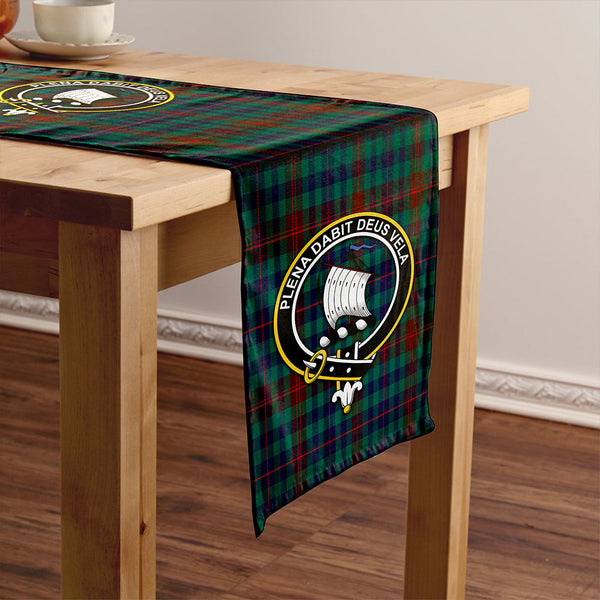 Tennant Yules Modern Clan Badge Tartan Table Runner