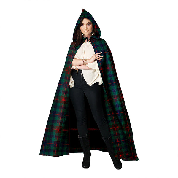 Tennant Yules Modern Clan Badge Tartan Hooded Cloak