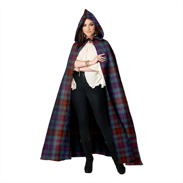 Tennant Yules Weathered Clan Badge Tartan Hooded Cloak