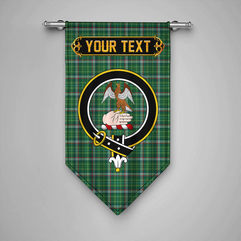 Toshach Modern Clan Badge Tartan Gonfalon Personalize