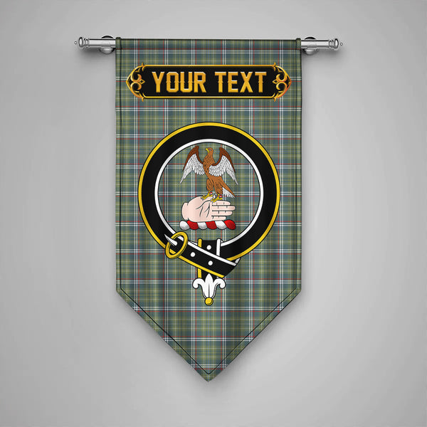 Toshach Weathered Clan Badge Tartan Gonfalon Personalize