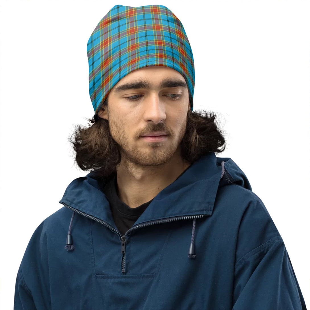 Traill (Trayle) Weathered Clan Badge Tartan Beanie