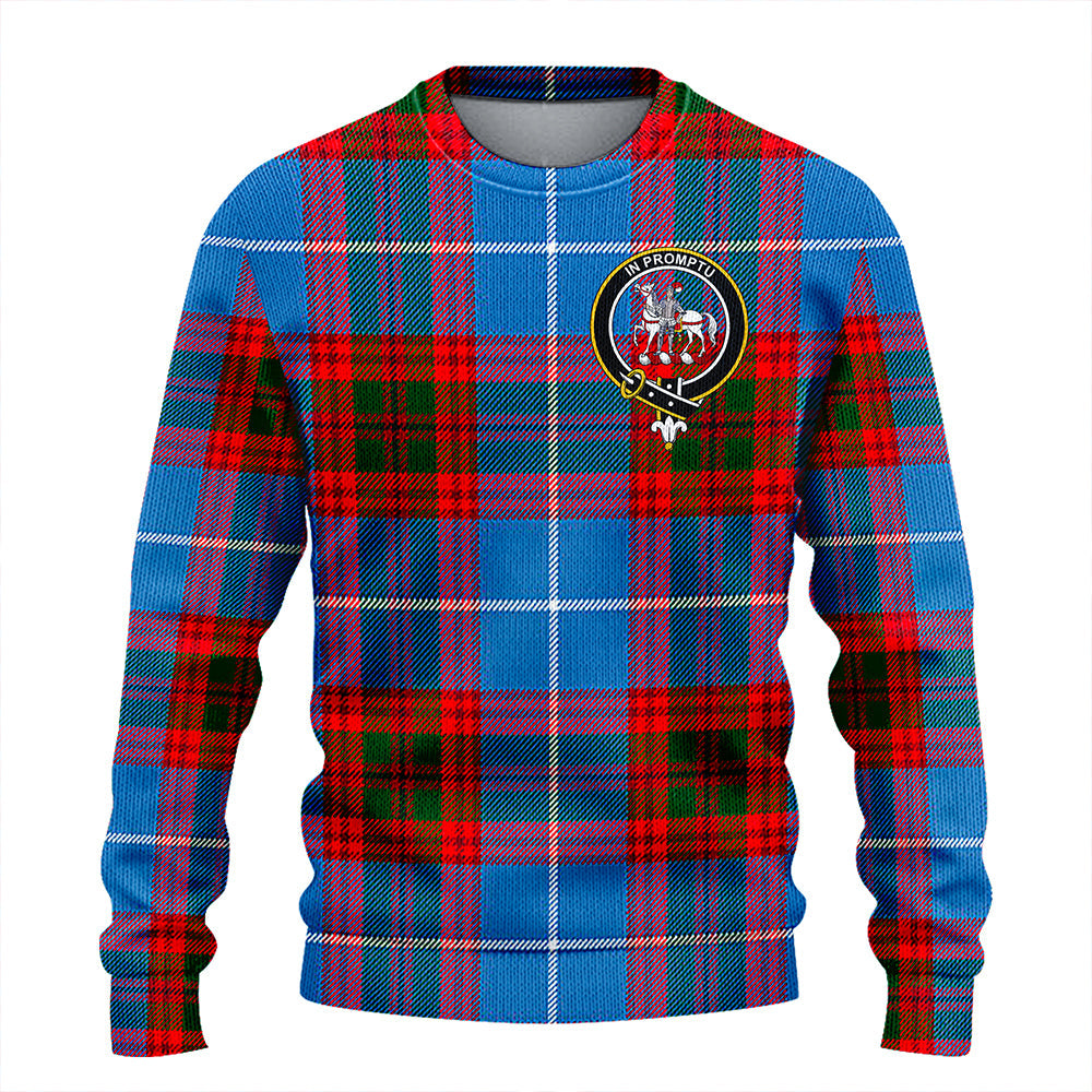 Trotter Clan Badge Tartan Knitted Sweater