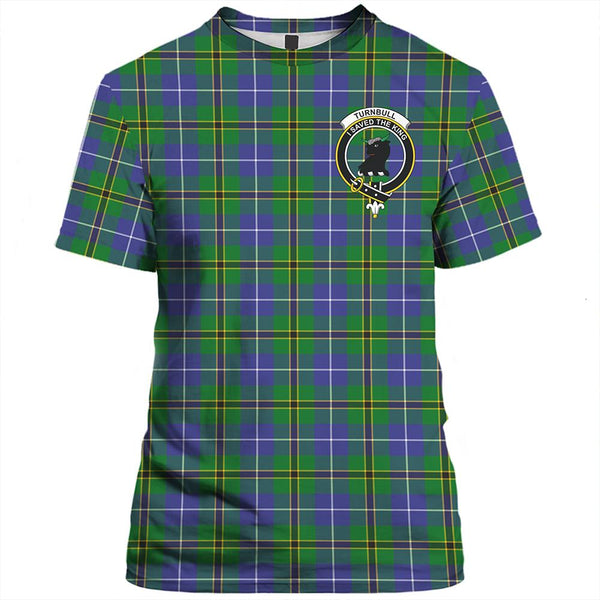 Turnbull Hunting Tartan Classic Crest T-Shirt