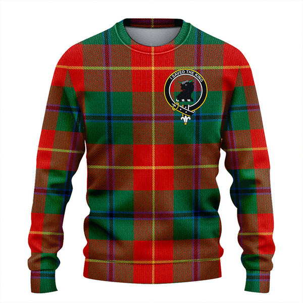 Turnbull Dress Ancient Clan Badge Tartan Knitted Sweater