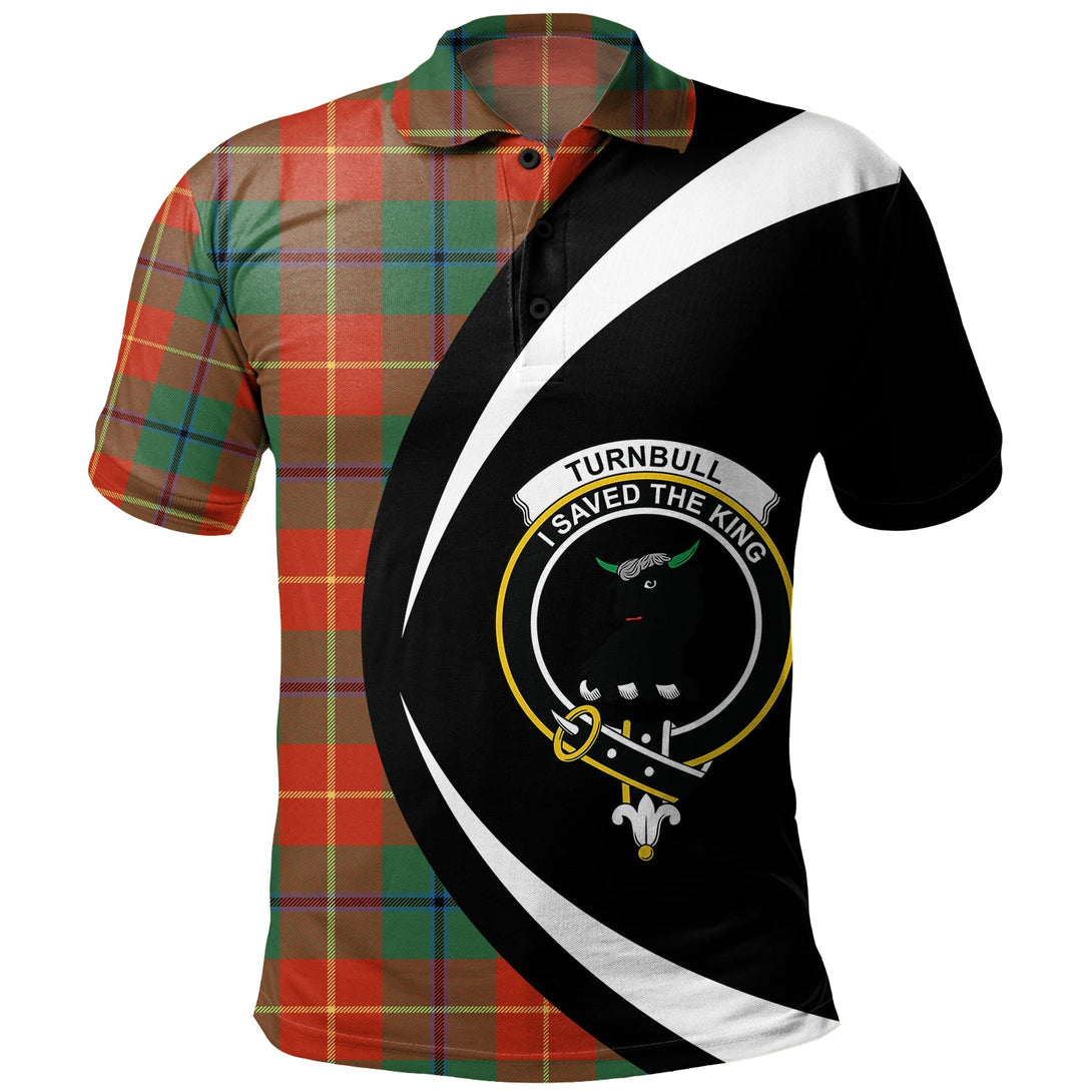 Turnbull Dress Ancient Clan Badge Tartan Polo Shirt Circle Style Personalized