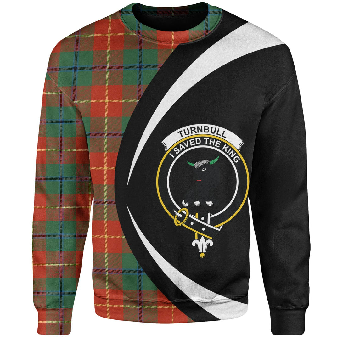 Turnbull Dress Ancient Clan Badge Tartan Sweatshirt Circle Style Personalized