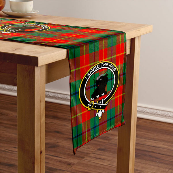 Turnbull Dress Modern Clan Badge Tartan Table Runner