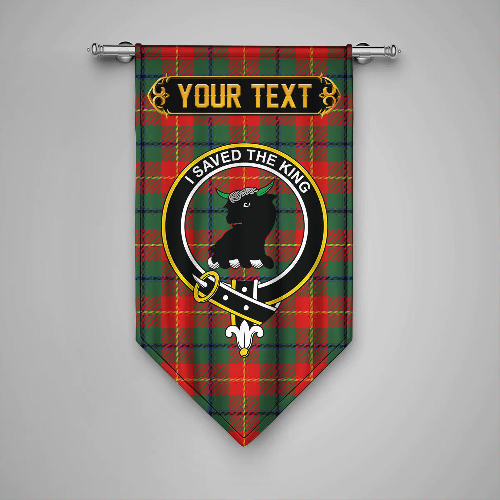 Turnbull Dress Modern Clan Badge Tartan Gonfalon Personalize