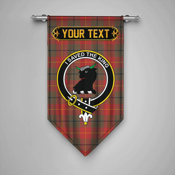 Turnbull Dress Weathered Clan Badge Tartan Gonfalon Personalize