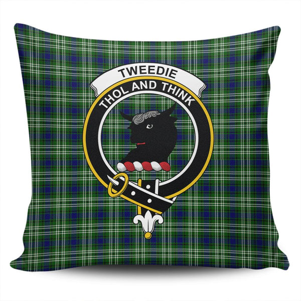 Tweedside District Tartan Classic Crest Pillow Cover