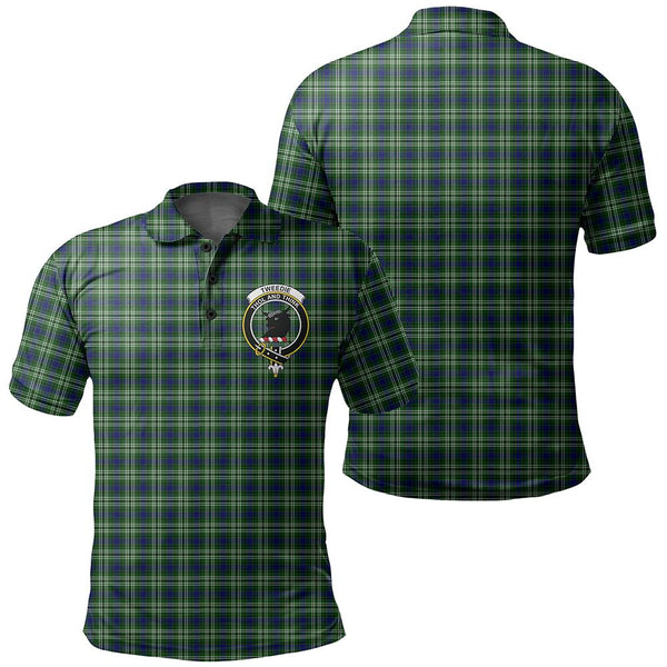 Tweedside District Tartan Classic Crest Polo Shirt