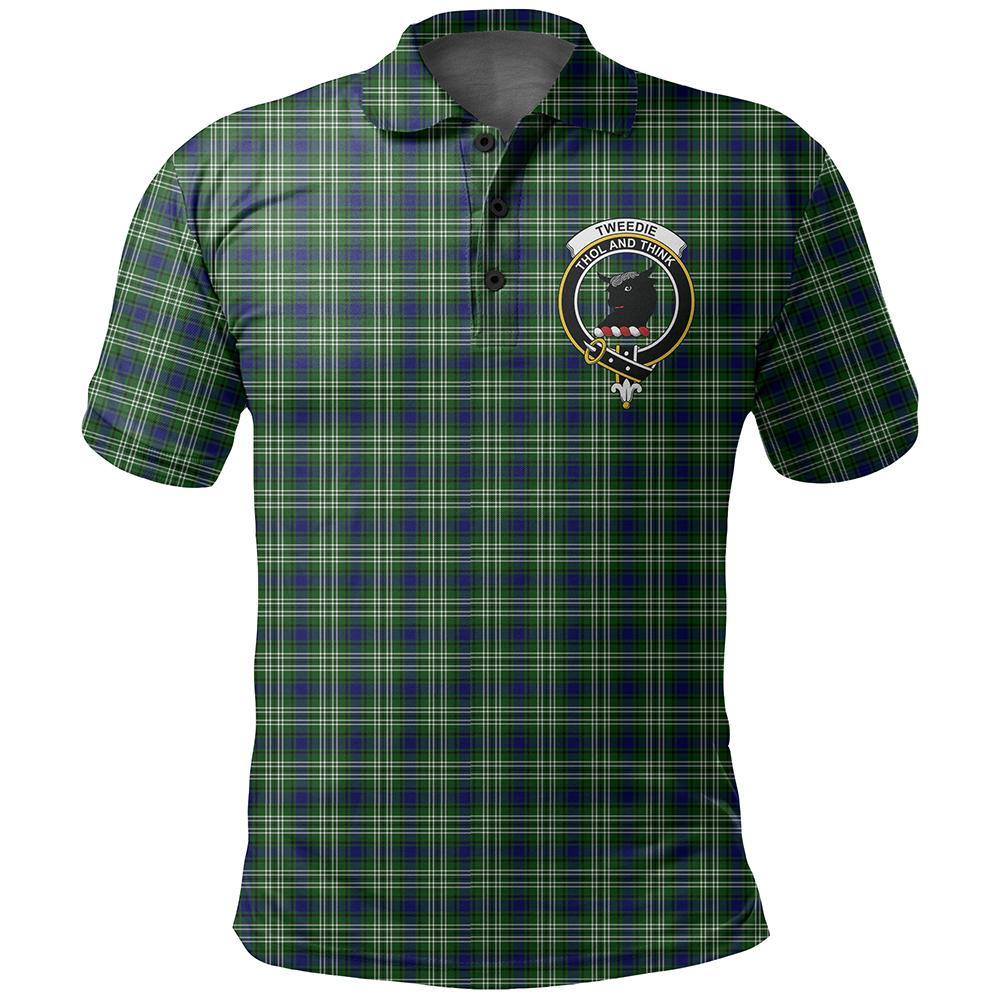 Tweedside District Tartan Classic Crest Polo Shirt | Celticprime.com ...