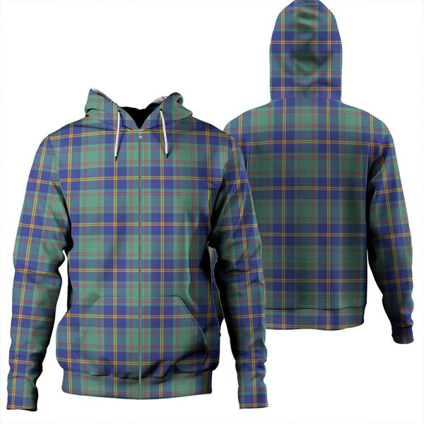 US Marine Tartan Classic Zipper Hoodie