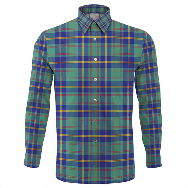 US Marine Tartan Classic Long Sleeve Button Shirt