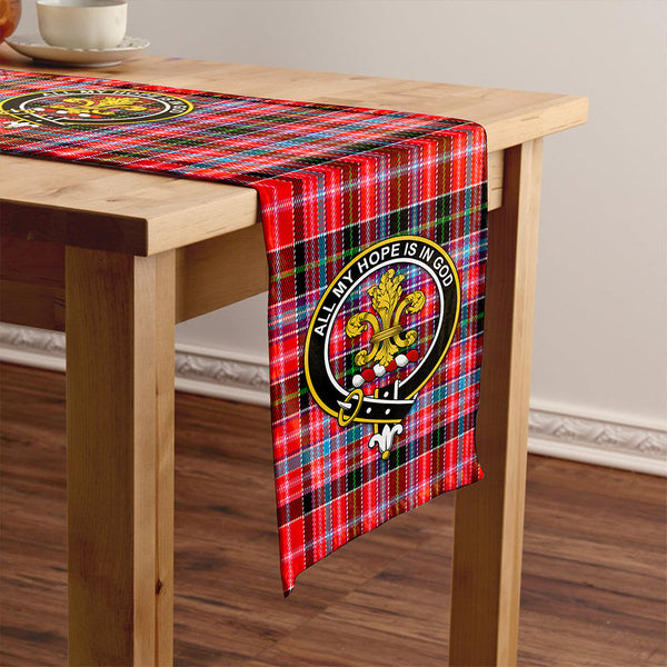 Udny Clan Badge Tartan Table Runner